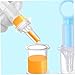Liquid Medicine Syringe for Infant Toddler Newborns Silicone Baby Liquid Dropper Blue Liquid Medicine Syringe