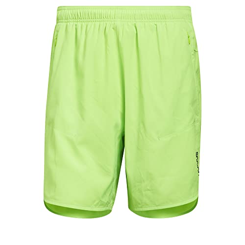Short d'entraînement bleu fluo pour homme avec taille élastique confortable