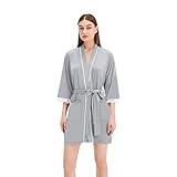 🌷【Ocasión】- Los camisones de mujer son clásicos y versátiles, muy adecuados como pijamas, ropa de salón, batas de baño, vestido de la dama de honor, etc., y adecuados para dormir, luna de miel, vacaciones, spa, ocio y muchas otras ocasiones.