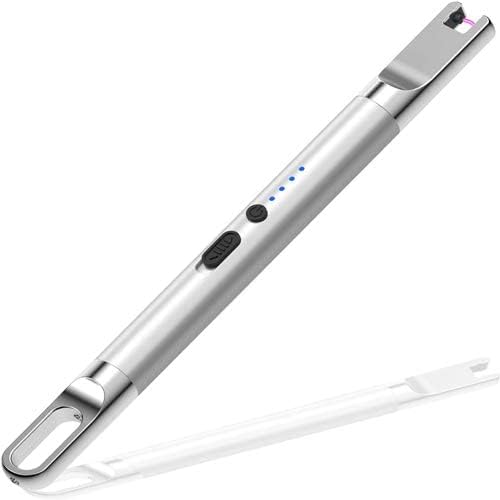 Amazon Tenfel 電子ライター Usb 充電式 長い 点火ライター q お墓参り アウトドア用ライター 軽量 防風 プラズマライター 電量表示 ライター 腕時計 通販