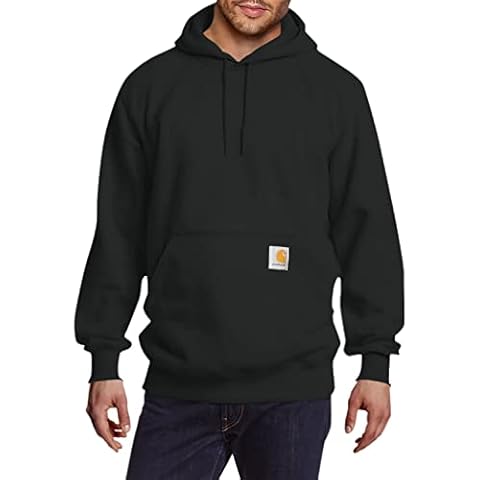 Carhartt Men's Rain Defender Loose Fit Heavyweight Sweatshirt, Black, Large Cover