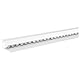 magnetoplan Catch-Ball Klemmschiene, Aluminium | Länge 1000 mm | Selbstklebend | Erweiterbar | Praktischer Zettelhalter für Notizen, Fotos, Zeichnungen, Deko & Mehr