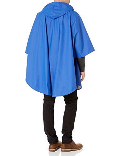 Charles River Apparel mens Pacific Rain Poncho, Royal, One Size US