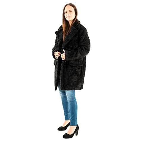 Morgan Women's Curly Faux Fur Coat Cover