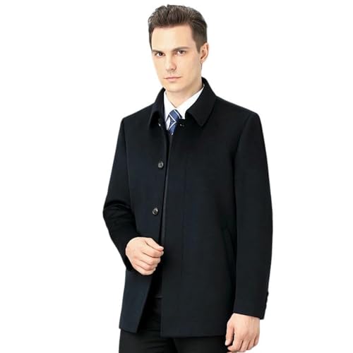 Manteau court en cachemire homme veste double face luxe élégante hiver