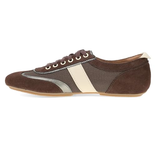 Image of Dansko Milana Slip-On Sneakerina Flats for Women - Sneaker-Inspired Ballet Shoe with Built-in Wedge and Arch Support - Lightweight Rubber Outsole - Leather and Mesh