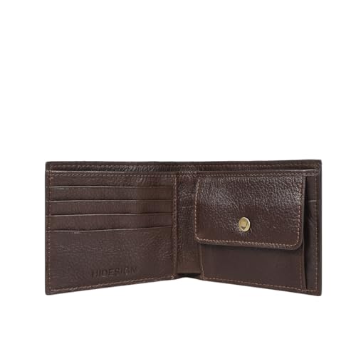 Image of Hidesign La Plata W1 Mens Bi-Fold Wallet - Dark Brown - S