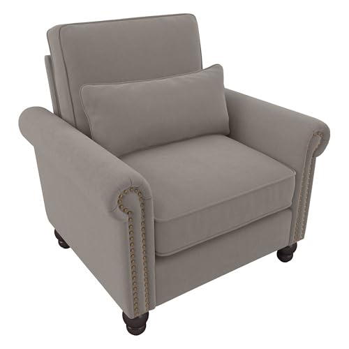 Sillón con brazos peluche beige miniatura 1