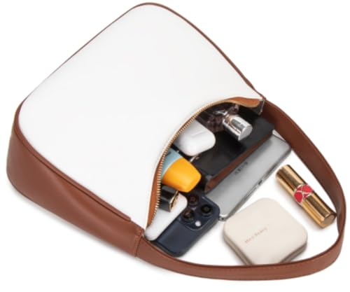 Image of CYHTWSDJ Shoulder Bags for Women, Cute Hobo Tote Handbag Mini Clutch Purse with Zipper Closure