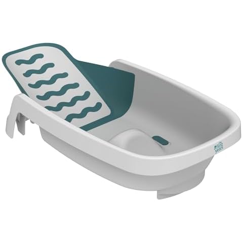 The First Years Sure Comfort 4-in-1 Reclining Baby Bathtub - Adjustable All-in-1 Bathtub for Newborn to Toddler - Baby Bath Seat Adjusts as Baby Grows - Ages 0 to 24 Months Cover