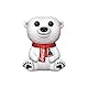 POP Coca Cola Ad Icons - Coca Cola Polar Bear (Diamond Glitter) Vinyl Figur 58 Unisex Funko Standard