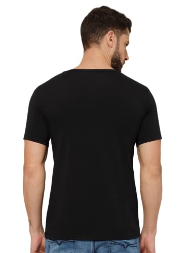 Image of T-Shirt for Men - 100% Cotton Casual T-Shirt | Half Sleeve, Round Neck 4 Way Stretch Fabric | Slim Fit T-Shirt