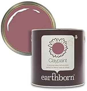 earthborn Claypaint, Breathable paint for Walls and Ceilings (Golly Gosh, 2.5 Litre)