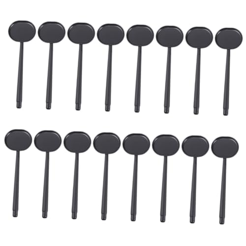 Healeved 4sets Visor Eye Exam Chart Eye Chart Supplies Eye Test Equipment Eyesight Test Eye Shades Eye Instruments Eye Optometry Tool Handheld The Tools Eye Test Shield Spoon Black 4pcs*4