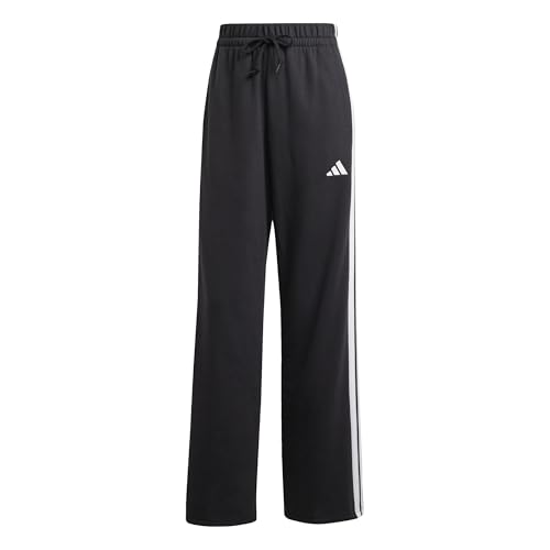 adidas Women's Essentials 3-Stripes Open Hem French Terry Pants,...