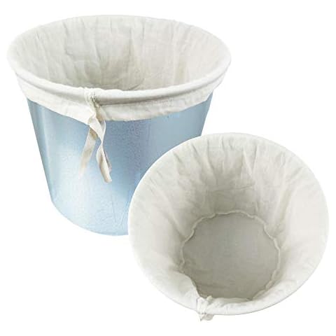 VINFUTUR 2pcs Colador Bolsa 60 Mesh Filtro Malla Algodón Cocina Escurridor Colador Utensilios Cocina Cover