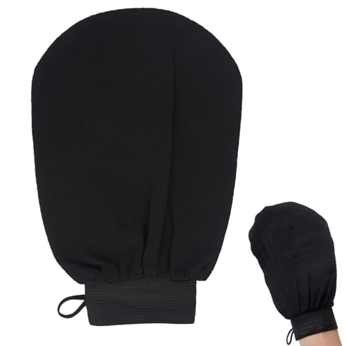 1 Pièce Gant Exfoliant Corps,Gant de Toilette Exfoliant Exfoliating Glove Gant Douche Gant Exfoliant Corps Soie Gant Gommage Corps et Visage pour Corps et Visage de...