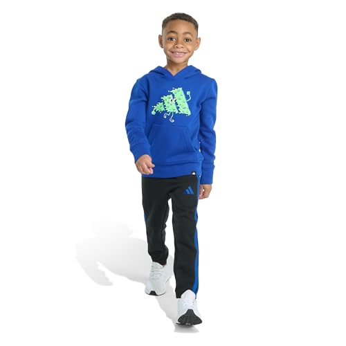 adidas Boys 2-piece Long Sleeve Graphic Fleece Pullover & Jogger Set