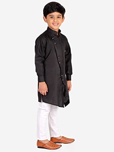 Boy's Indian Kurta Set for Boys | Kids Ethnic Wear | Traditional Party Wear Dress | Pack of 1set (Black, 2-3 Years)2
