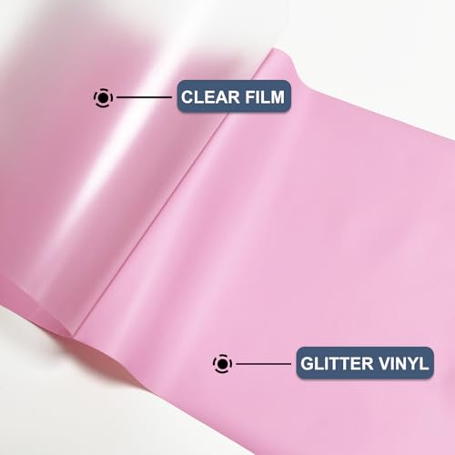 Image of Pink Heat Transfer Vinyl HTV Roll 12 inch x 15ft. | Easy to Cut, Weed & Transfer, Iron On Vinyl for Cricut, Silhouette Cameo & Other Craft Cutter Cutting Machine