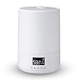 ????4 litros de gran capacidad ????Homasy 1. El humidificador de 06 galones / 4 litros se puede usar de forma continua hasta por 50 horas en la configuración baja de tanque lleno.