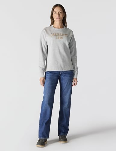 Carhartt Women's Loose Fit Midweight Graphic Sweatshirt, Heather Gray, Medium - image 4