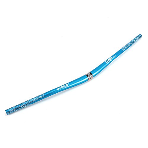 Hamimelon - Guidon de vélo en alliage du0092aluminium, 31,8u00a0mm de diamètre et 780u00a0mm de longueur, bleu