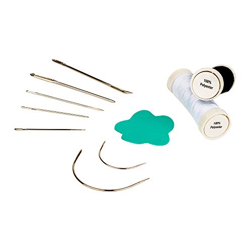 SINGER Heavy Fabric Repair Kit - Household Needles & Heavy Duty Thread