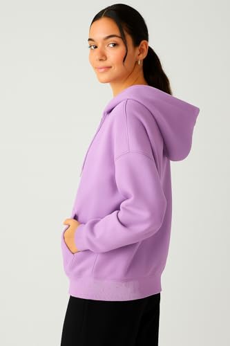 Image of ADBUCKS Women's Oversized Winter Jacket Sweatshirts Casual Drawstring Clothes Zip Up Hoodie with Front Pocket Ii Womens Hoodies Ii