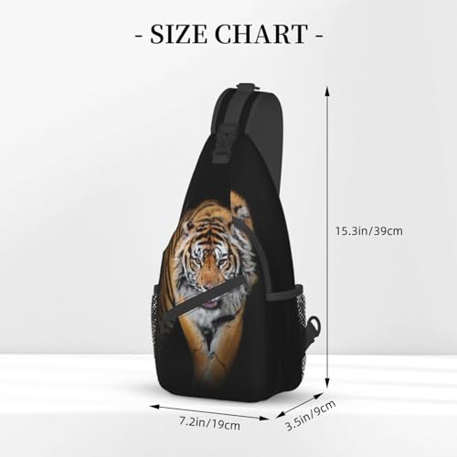 Tiger Crossbody Bag Men Shoulder Bag Backpack Cool Sling Bag Chest Casual Daypack for Outdoor3