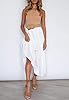 HAEOF Women's Summer Flowy Boho Maxi Skirt A Line ... #2