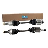 TRQ Front Driver and Passenger Side CV Axle Assembly Set 2 Piece Compatible with 10-11 Mazda 3 Automatic; 2012 3 2.0L Automatic; 2012 3 2.5L Automatic; 2013 3 Automatic; 08-10 5 Automatic