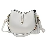 [JPAYAROGOAN] 手提げバッグ 大きめ 斜めがけバッグ 軽量 ハンドバック レディース 母の日 ギフト 斜めがけバッグ レディース 2way 大容量 斜め掛けバッグ 携帯便利 肩掛けバッグ ワンショルダー ビジネスバッグ トラベル 约会 小さいバッグ オールシーズン 仕事用 女性用 財布 カジュアル オフィス 旅行 (ホワイト)