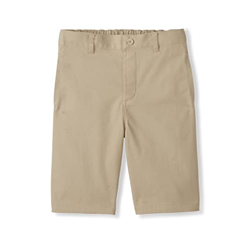 Pantalones cortos para niños con velcro Bermuda adaptativo escolar de algodón elástico