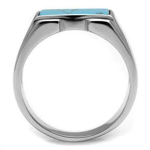 Men's Turquoise Ring, 925 Sterling Silver, Men's Ring, Turquoise Signet Ring, Pinky Ring For Men, Men's Silver Ring, Men's Jewelry, Boyfriend Gift3