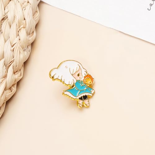 Image of Cute Enamel Pins Cartoon Lapel Pin Brooch Badge for Backpack Jackets Funny Tiger Pins for Gift Anime Enamel Pin for Clothing Hat Decoration