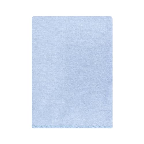 Image of Hudson Baby Unisex Baby Cotton Poly Flannel Burp Cloths Bundle, Unicorns Rainbows, One Size