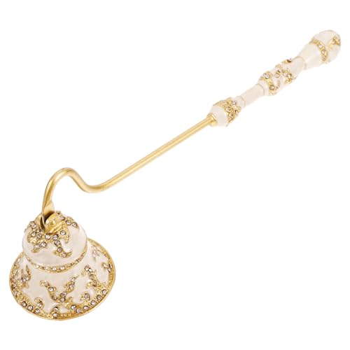 VALICLUD Vintage Candle Extinguisher Snuffer Tool Elegant Candle Wick Extinguisher Long Handle Retro Design for Extinguishing and Home Decor