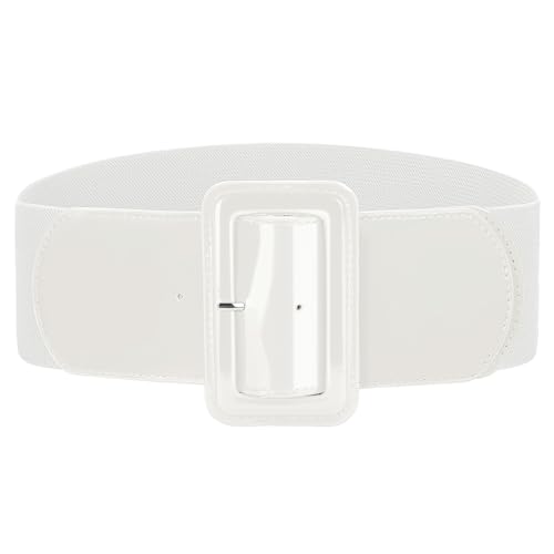Image of VONMELLI Stretchy Wide Women Belts Elastic Vintage Belts for Women Fashion Ladies Waist Belt for Dress