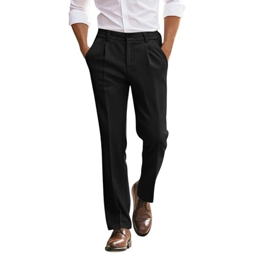 Pantalon homme slim droit business pour costume élégant