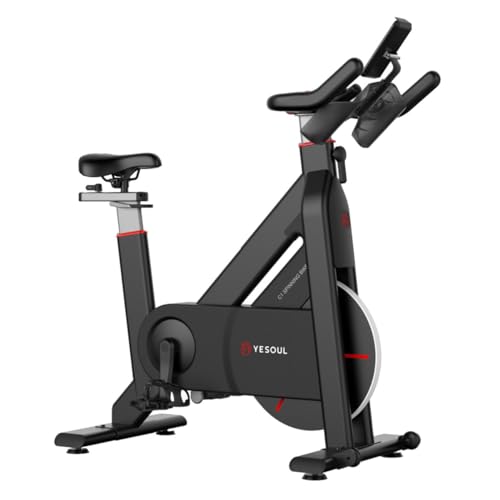 YESOUL YS-BC1, Xiaomi Connected Exercise Bike, App Included, Silent Transmission Strap, Black Gloss