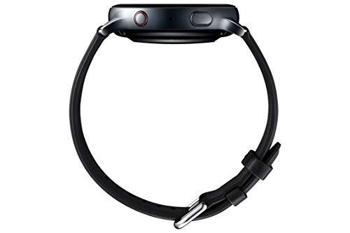 Image of Samsung Galaxy Watch Active 2 (Bluetooth + LTE, 44 mm) - Black, Steel Dial, Leather Straps