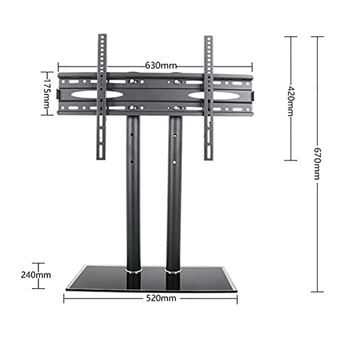 Support TV de table universel pied de remplacement écran LED OLED 32 55 65 pouces