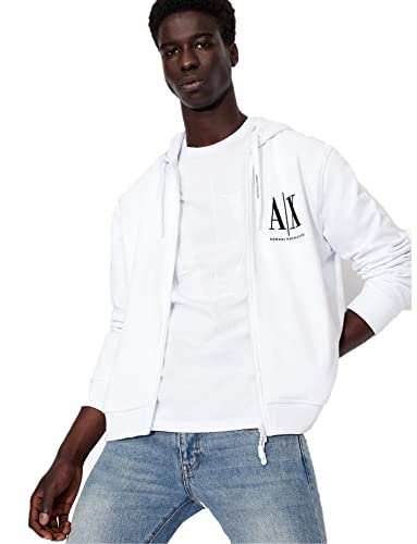 Armani Exchange ホワイトナイロンジャケット XS Armani Exchange ホワイトナイロンジャケット XS