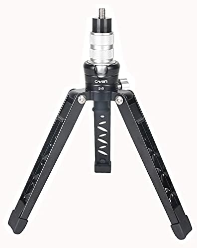 Treppiedino Da Tavolo Cayer - In Alluminio, Per Fotocamere, Regolabile, Con Testa Sferica - Foto 13