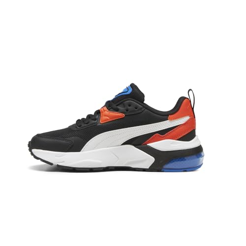 PUMA Kids Boys Vis2k Lace Up Sneakers Shoes Casual - Black, Multi3