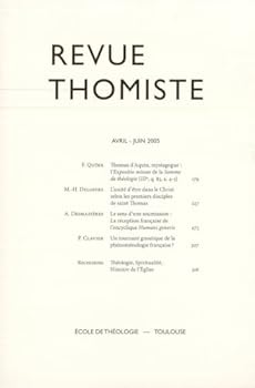 Paperback Revue Thomiste - 2/2005 [French] Book