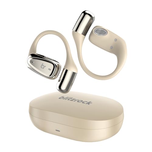 16% off - BlitzRock Open Ear Earbuds Ultra Lightweight Comfort,Rich Sound Wireless Headphones with Clear Calls...