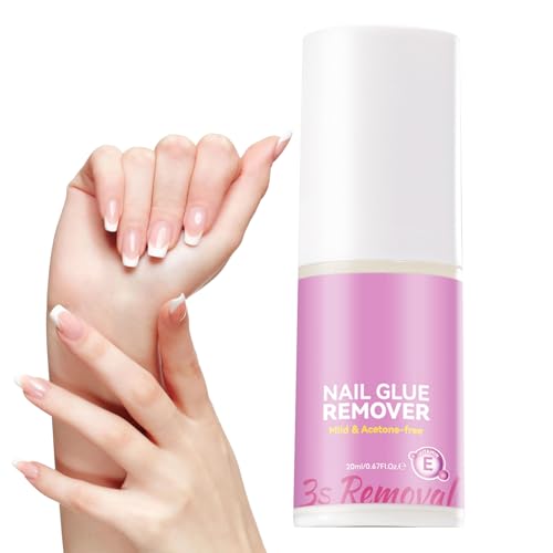Pulse en el extractor de uñas, 20 ml en spray de salón para eliminar el gel de uñas | Spray quitapegamento de acción rápida para principiantes profesionales - Manicura diaria uso doméstico