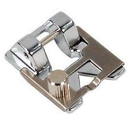 ZENITH Braiding Pressure Foot Snap on Type for Automatic Electric Low Shank Sewing Machines Suitable for Usha Janome Brother Singer etc Steel Finish (Braiding)